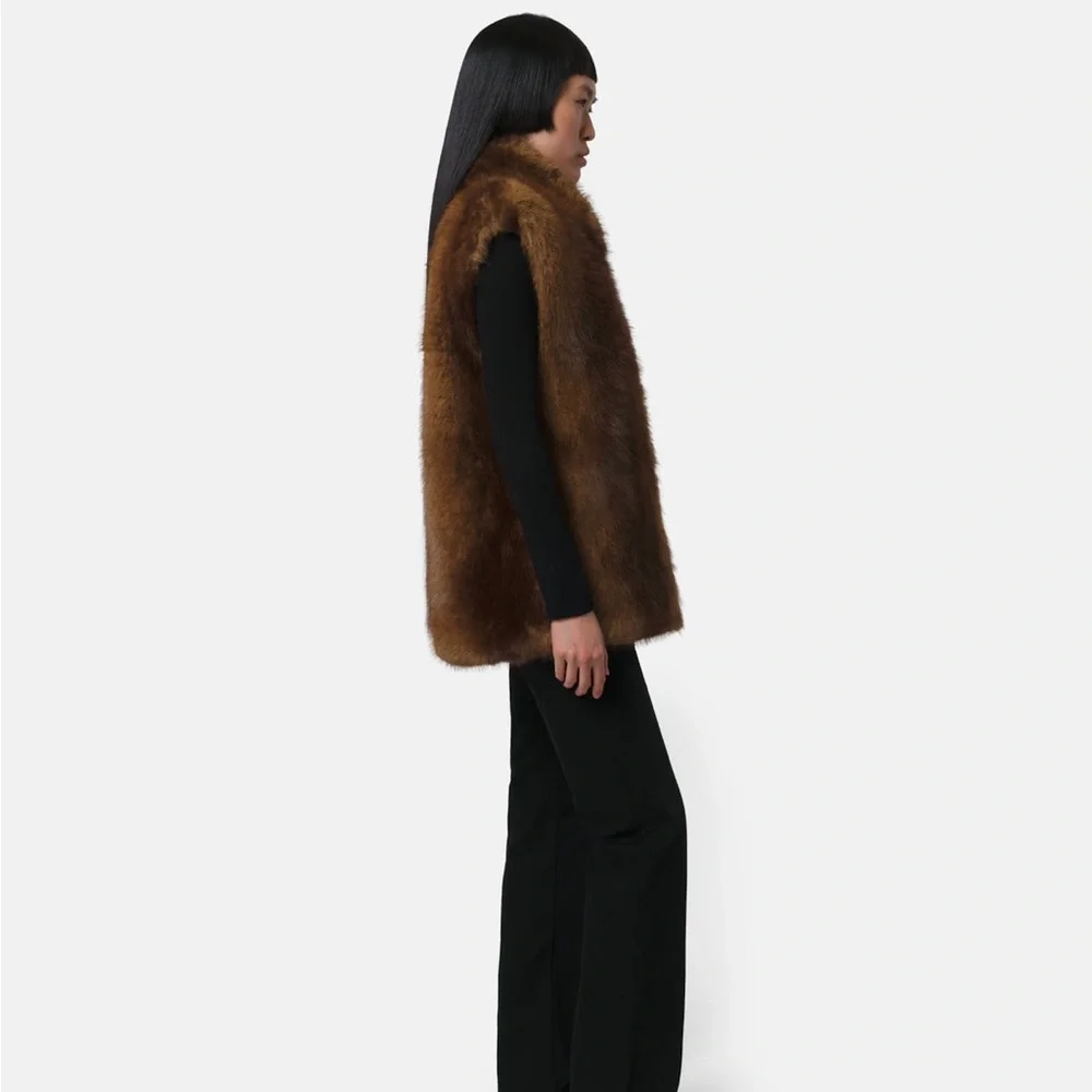 Apparis Laila Faux mink Vest - Picture 2 of 3
